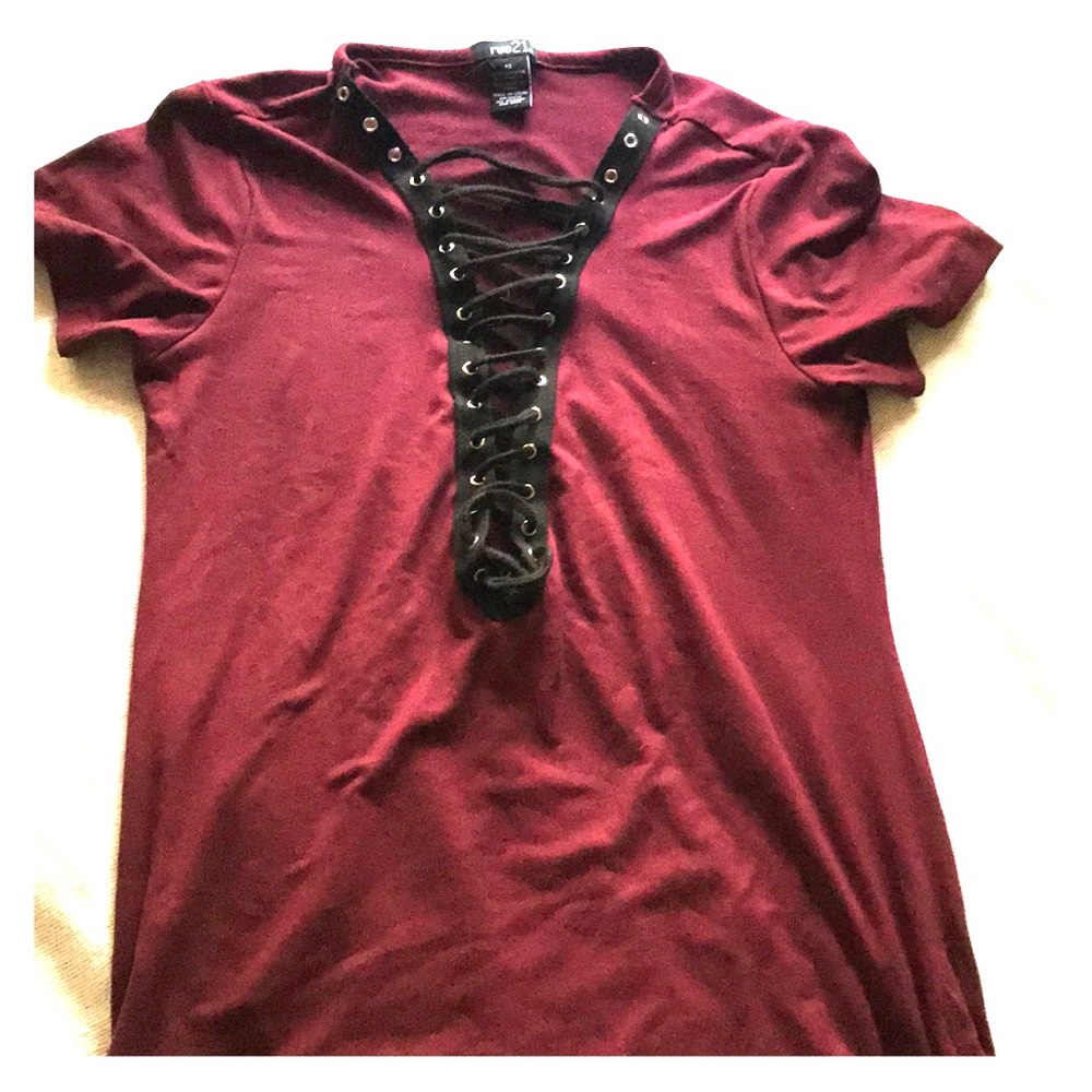 Rue21 Burgundy shirt